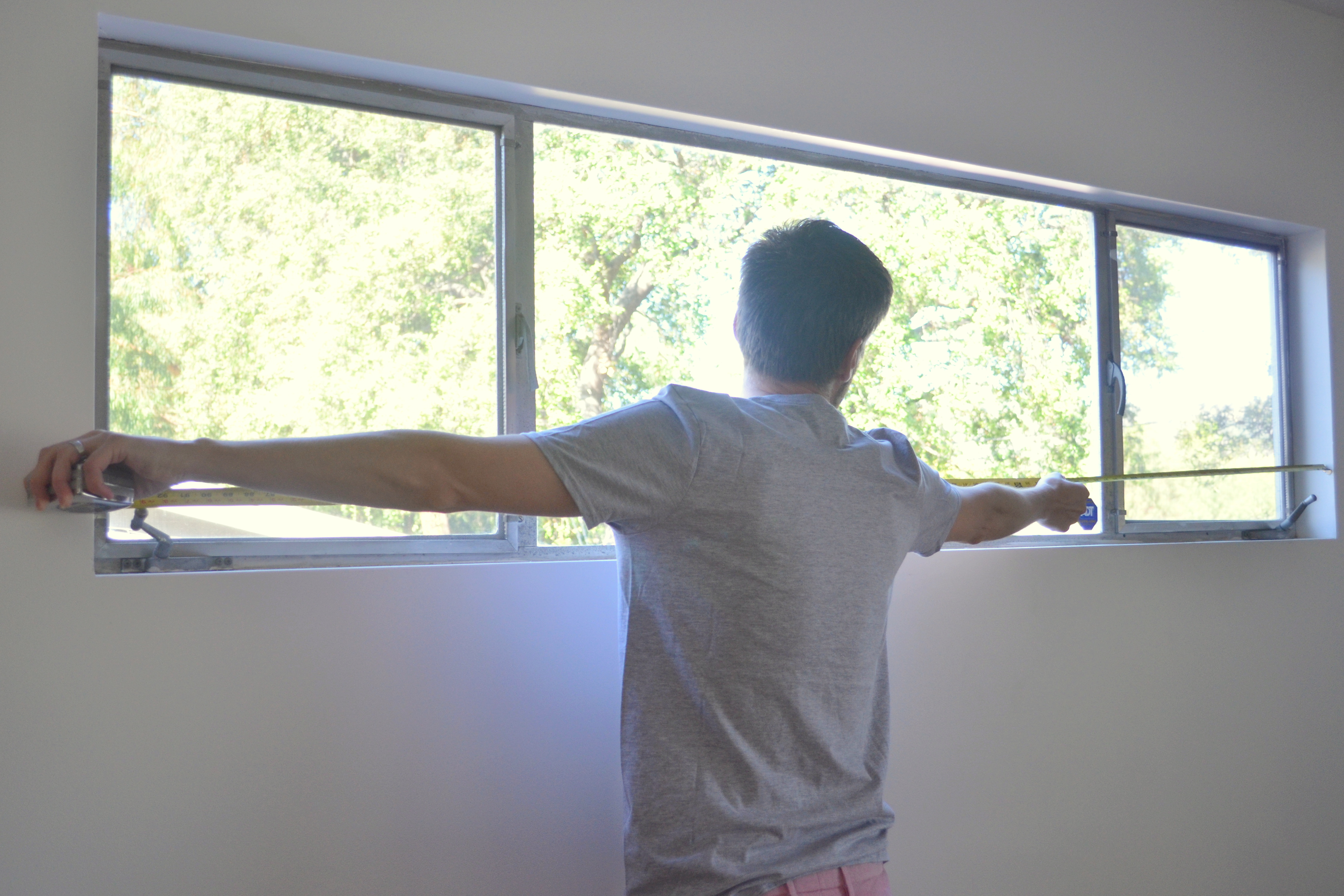 DIY Lucite Curtain Rod