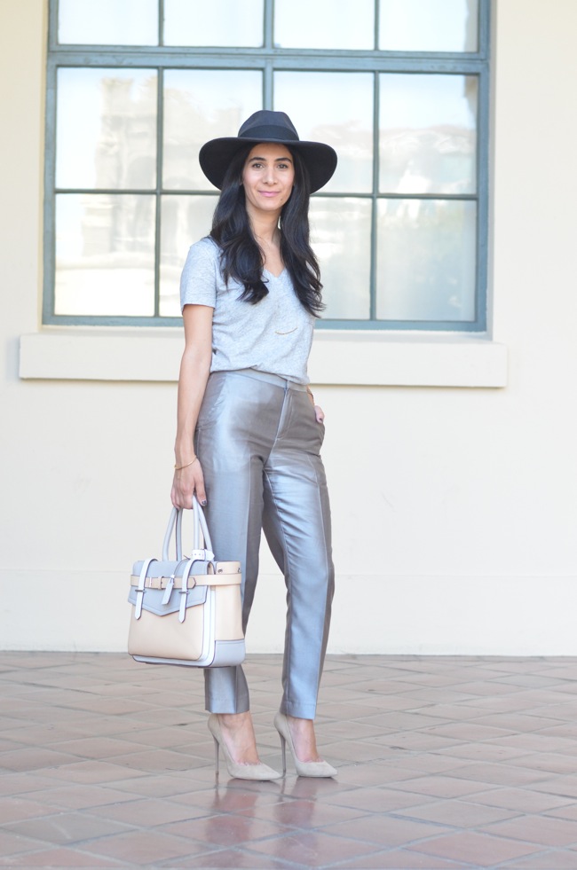 all grey outfit