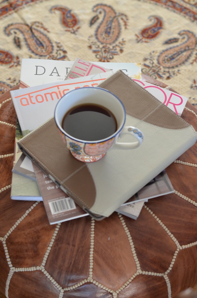 coffee and magazines