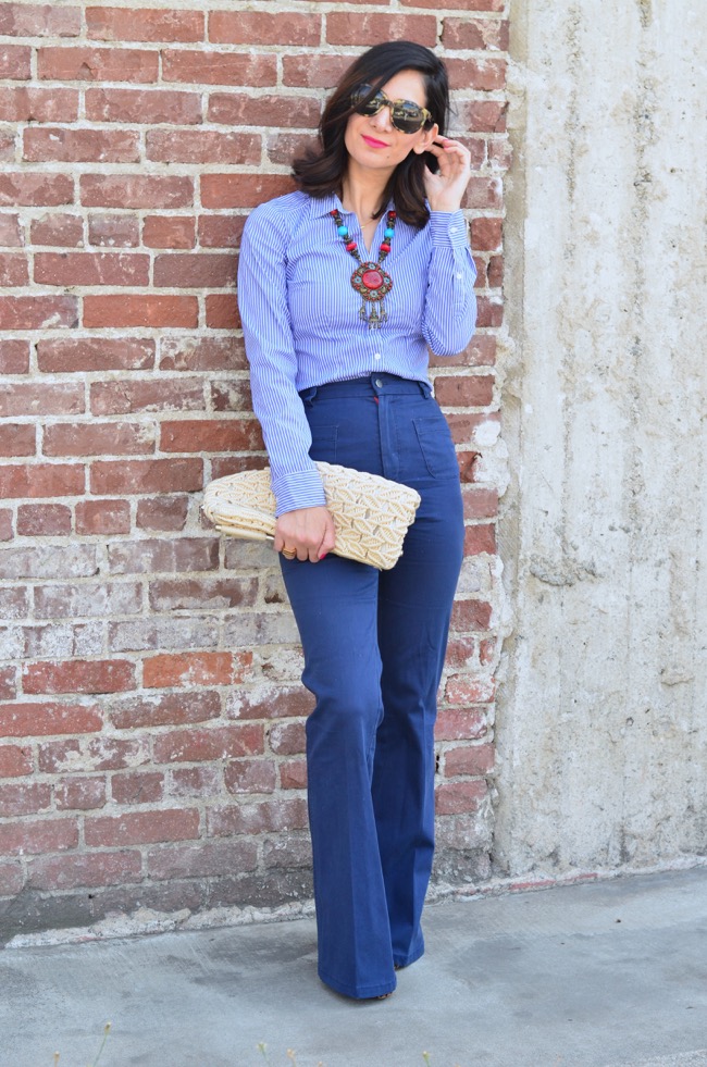 outfits with flare jeans
