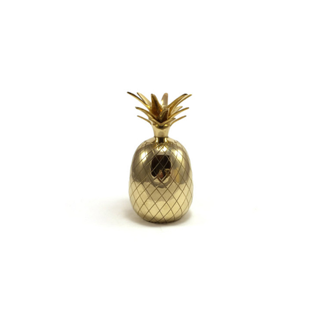 vintage brass pineapple