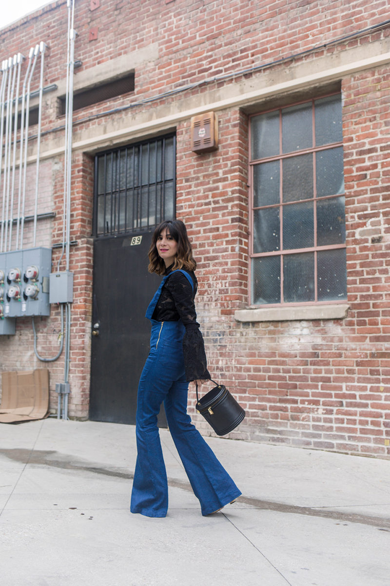 How to Wear Flare Overalls