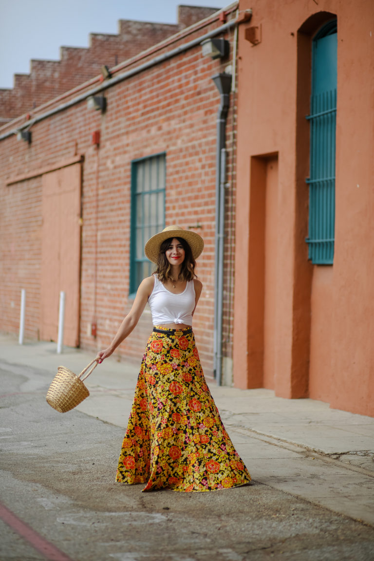 How to Style a Vintage Maxi Skirt A Vintage Splendor