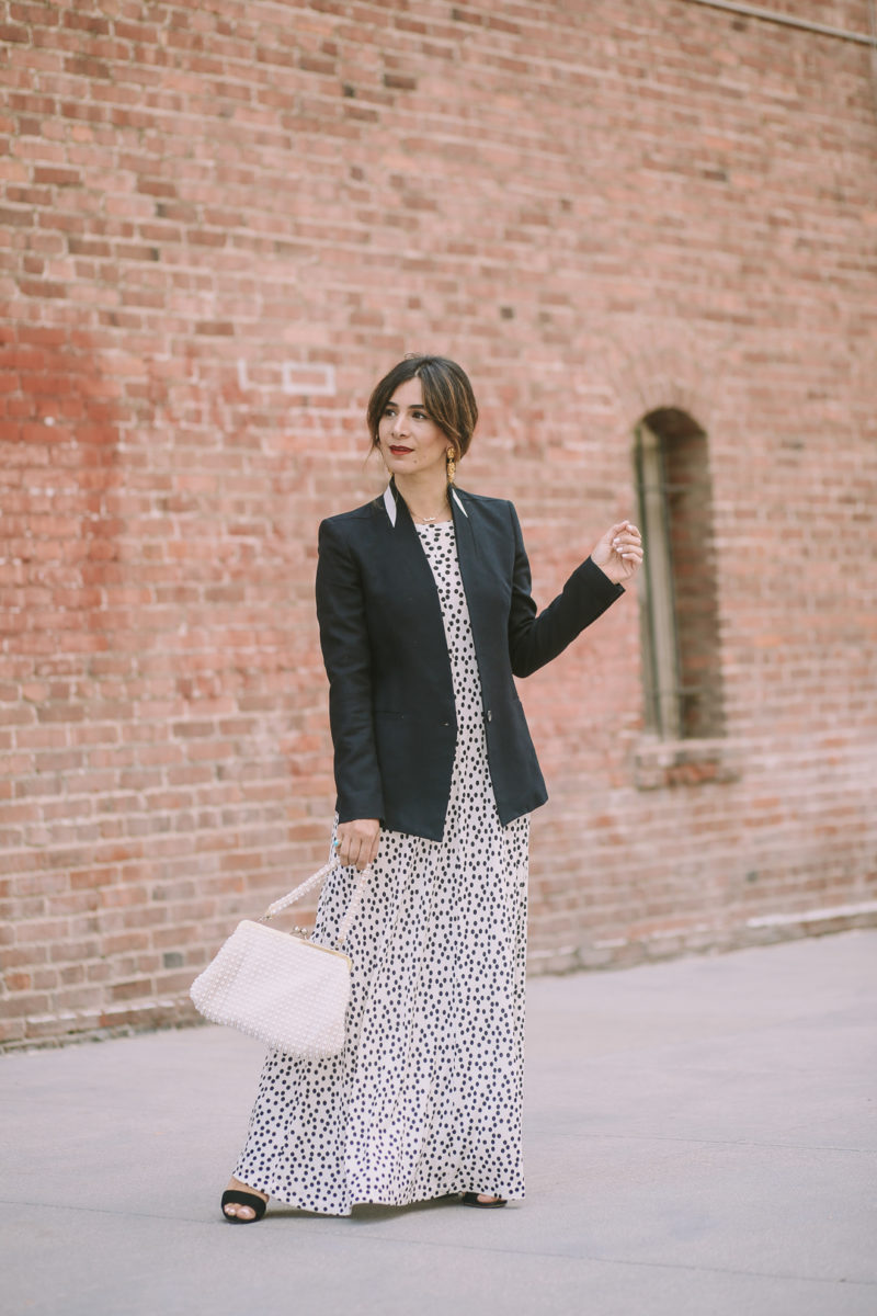 How to Style a Blazer and Maxi Dress Outfit Ideas for Fall