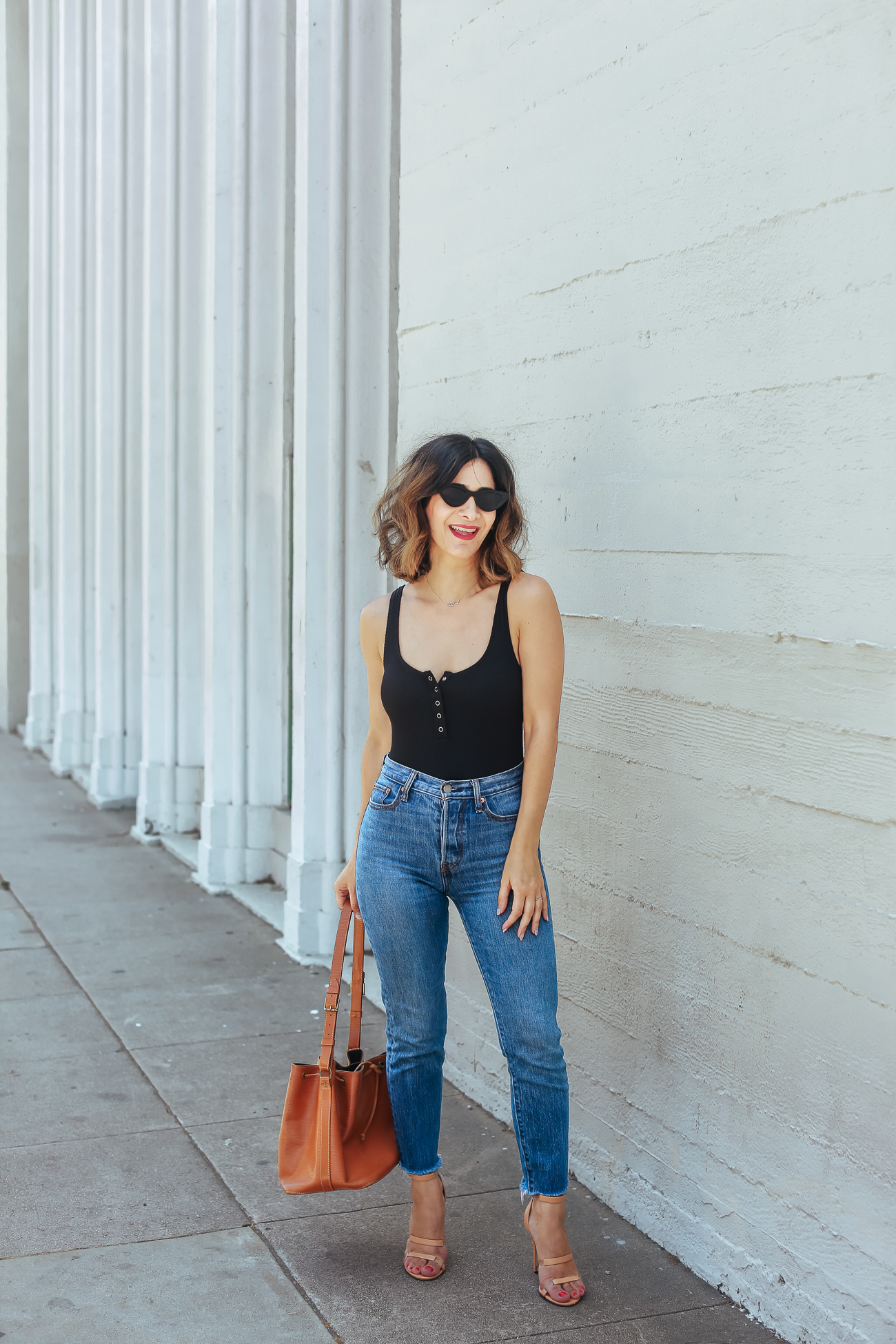 Ba(e)sic is Best - How to Style a Bodysuit and Levis for a go-to look