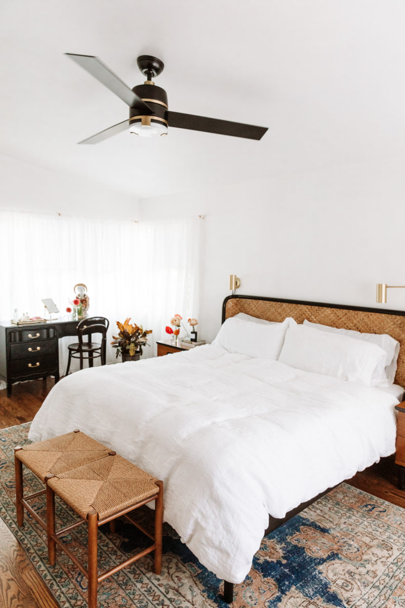 Minimalist Bedroom Update - A Vintage Splendor