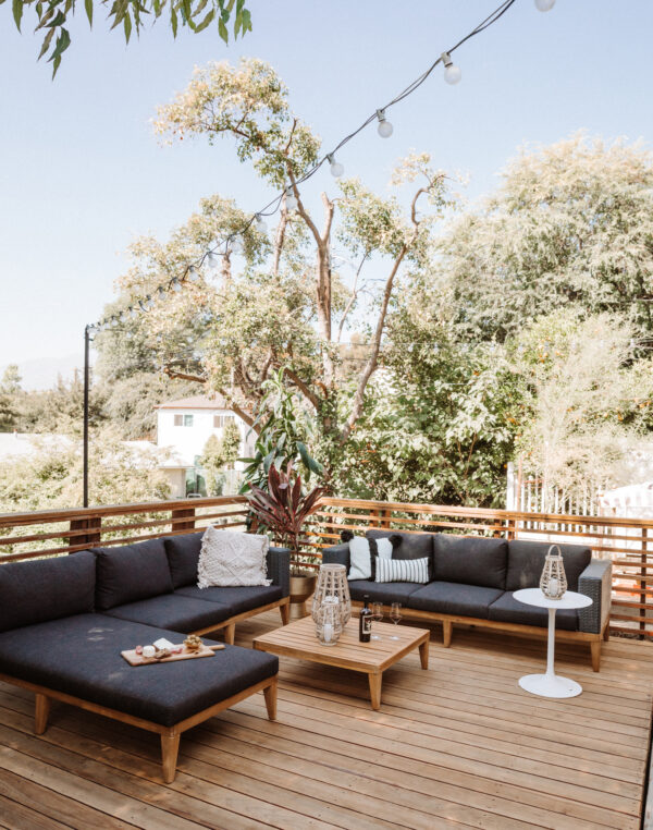 Scandifornian Deck Makeover - A Vintage Splendor