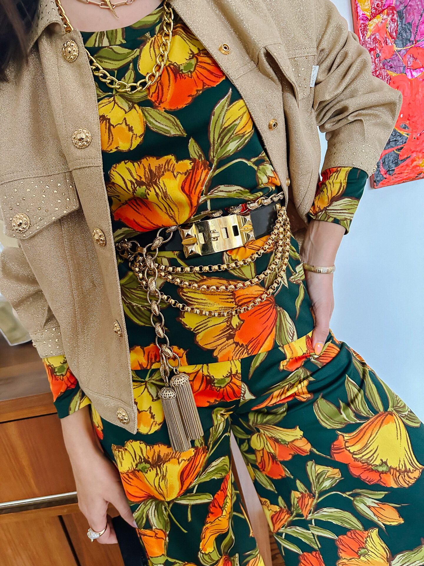 Embrace the Glam '90s Gaudy Belts A Vintage Splendor